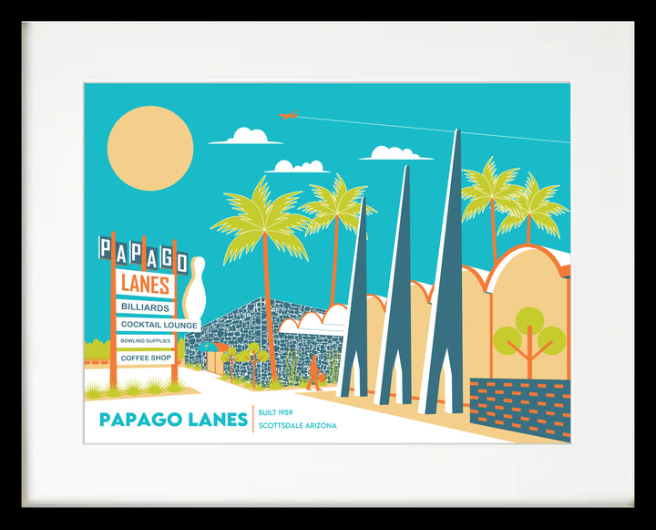 Papago Lanes Print