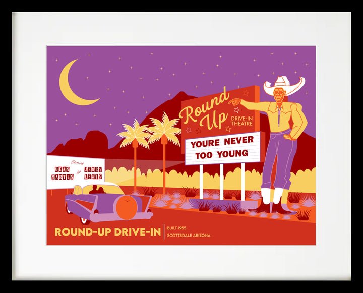 Round-Up Drive-In Print