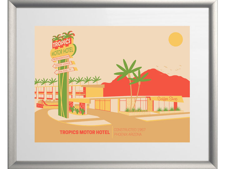 Tropics Motel Hotel Print