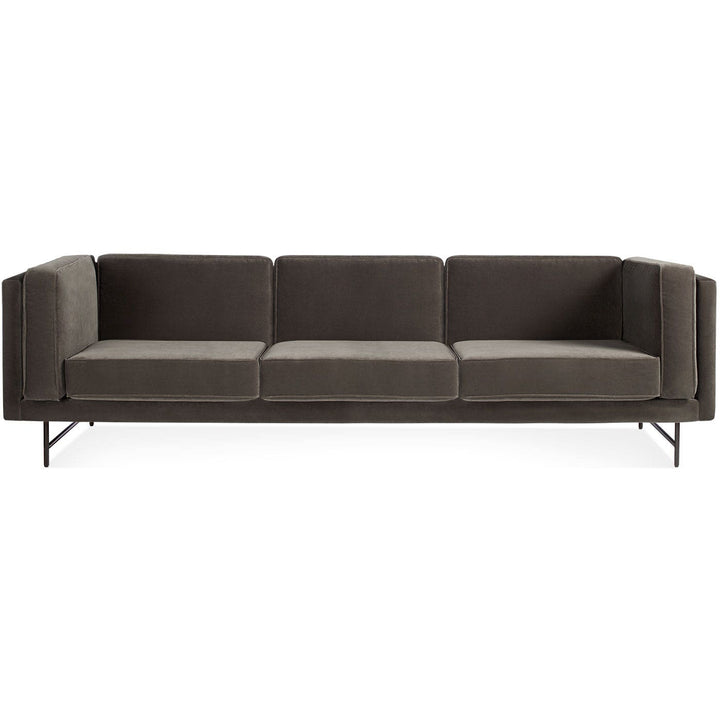 Bank Mink Velvet 96” Sofa
