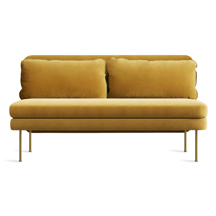 Bloke 60” Armless Velvet Sofa