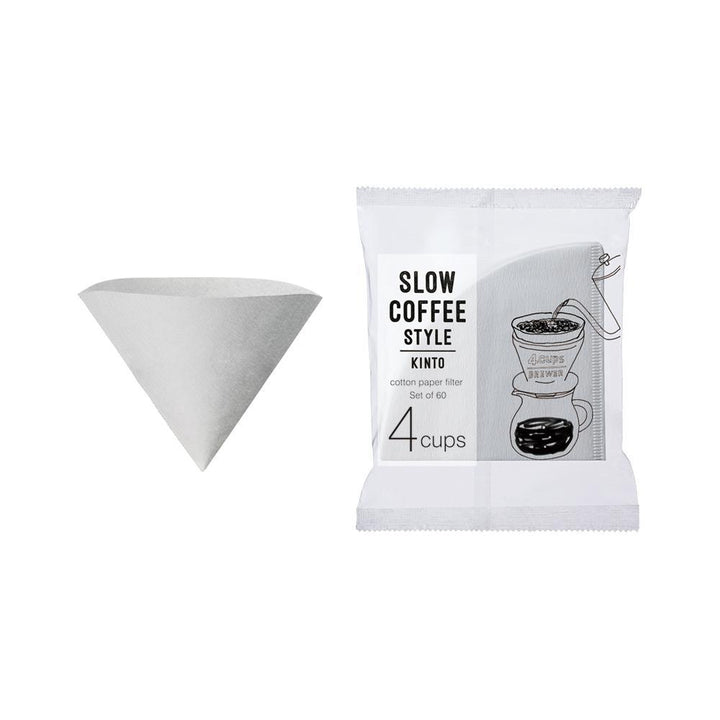 Cotton Paper Coffee Filters-4cups