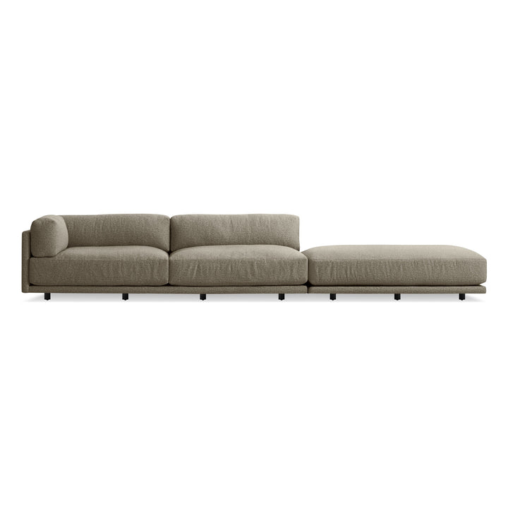 Sunday Long and Low Left Sectional Sofa