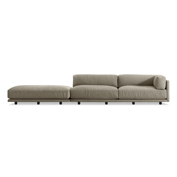 Sunday Long and Low Right Sectional Sofa
